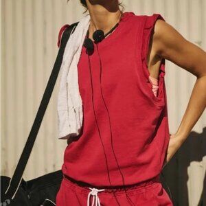 NWOT FREE PEOPLE MOVEMENT FLUTTER TANK AMARANTH MEDIUM